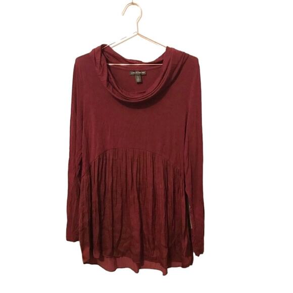 A pea in the pod cowl neck long sleeved blouse size large - Picture 1 of 6